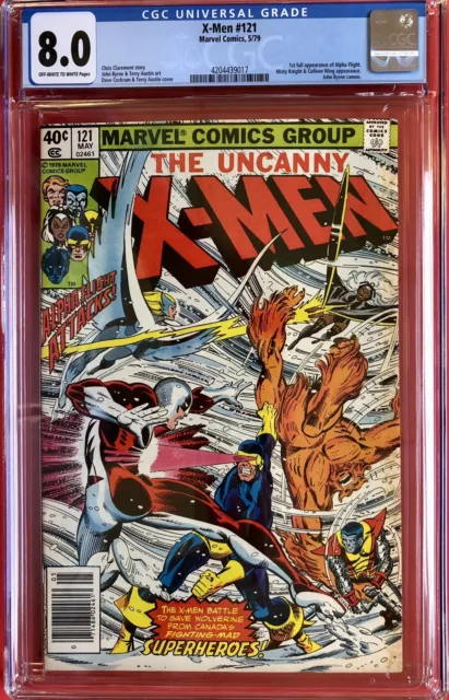 X-Men #121 1st Full Appearance of Alpha Flight CGC 8.0 VF Marvel Comics (1979)