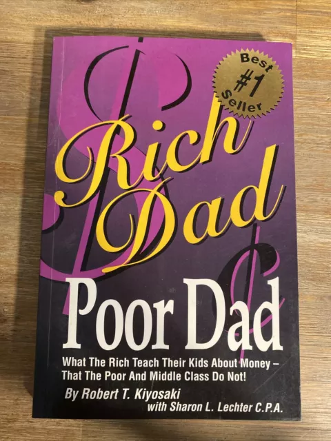 Rich Dad Poor Dad by Robert Kiyosaki Paperback Book Money Finance Self Help