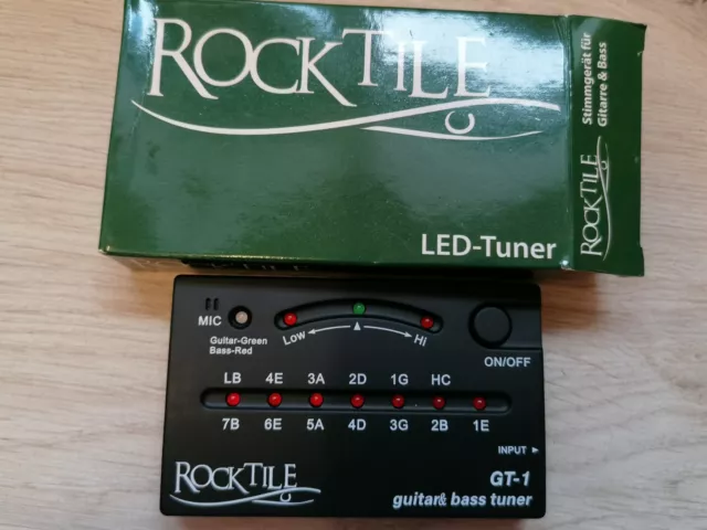 Rocktile GT-1 Tuner for Guitars / Bass Guitars