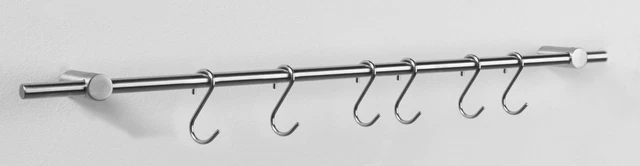Westfalia Küchenreling "Profi", mit 6 Haken, erweiterbar, 60 cm