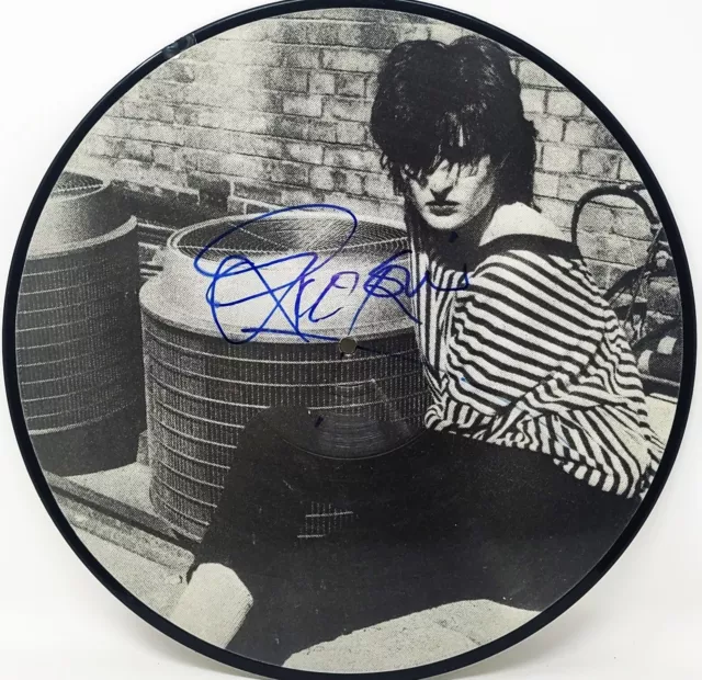 SIOUXSIE SIOUX Signed Autographed Live In London Interview Picture Disc BAS