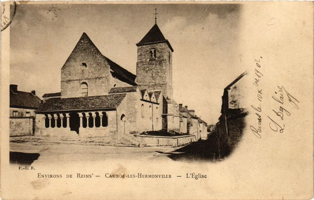CPA AK Env. de REIMS - L'Église (363850)