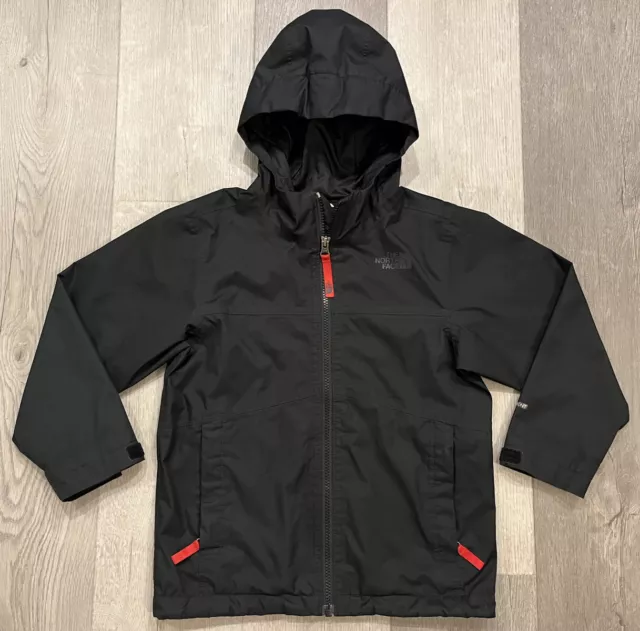 North Face Youth Boy’s Black Full Zip DryVent Windbreaker Rain Jacket - XS