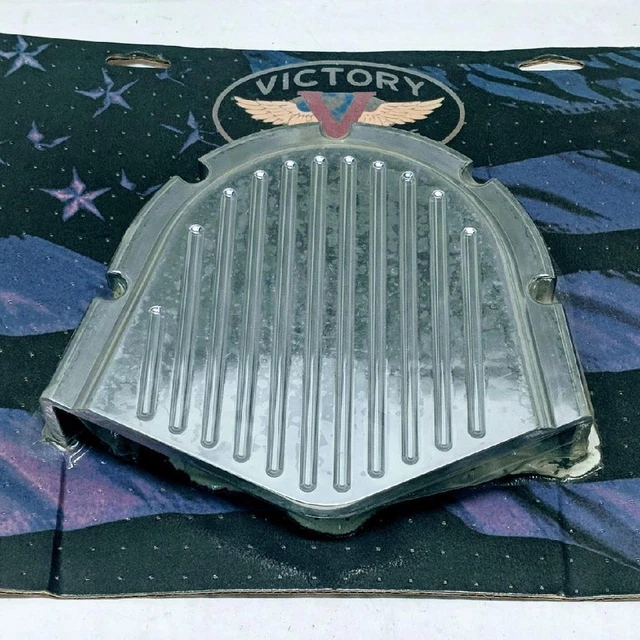 Victory Motorcycles 2872135 V92C Chrome Grooved Counter Shaft Belt Drive Cover
