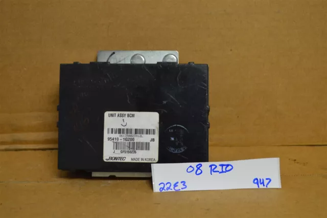 07-08 Kia Rio Body Control BCM OEM 954101G200 Module 947-22E3