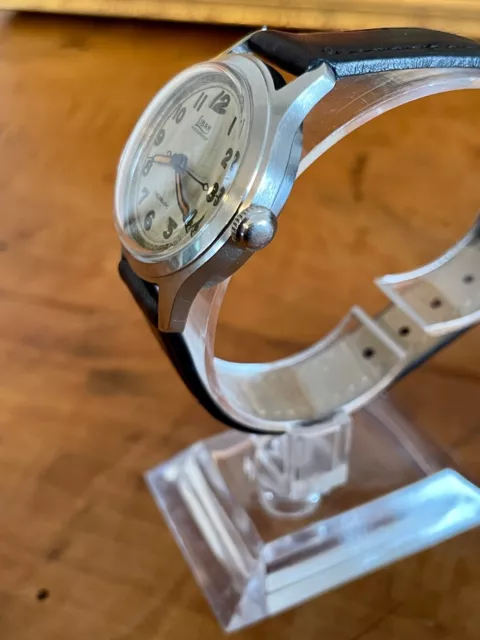 Reloj De Colección Segunda Guerra Mundial Líbano Incabloc Estilo Militar Trabajos Mecánicos Se Ve Genial 2