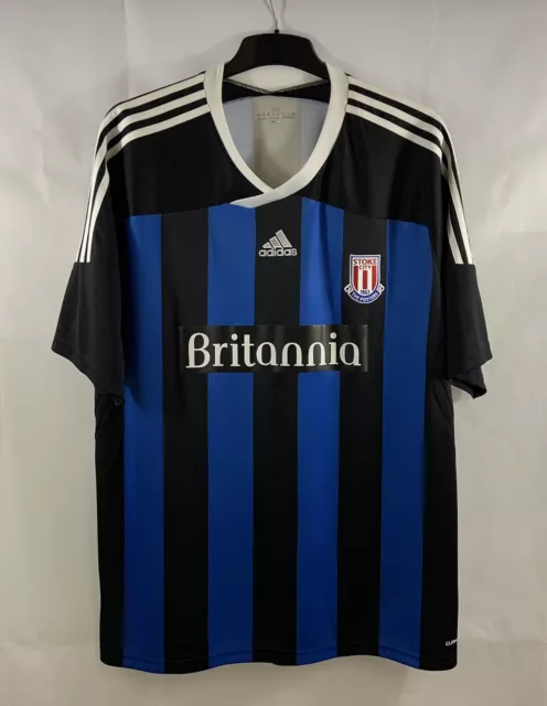 ADIDAS BLUE STOKE City Long Sleeve Football T Shirt Uk Men s Large H278 29.99 PicClick UK