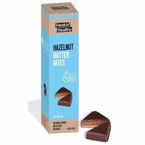 Freakin' Healthy Hazelnut Butter Bites 80g Free Shipping World Wide