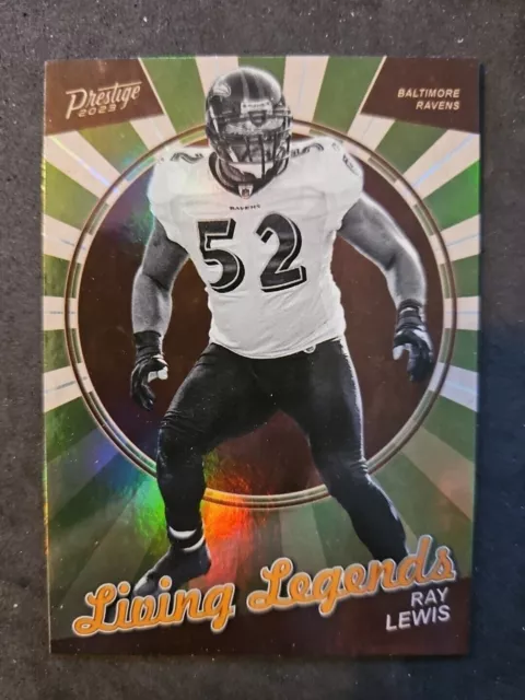 2023 Panini Prestige #LL-29 Ray Lewis Living Legends Insert Ravens