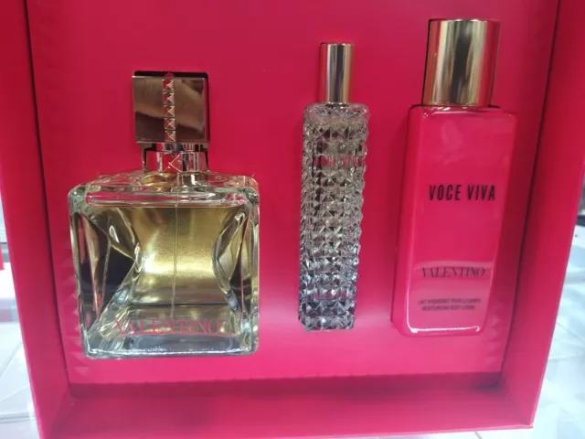 VALENTINO VOCE VIVA Eau De Parfum Gift-Set 100mL Spray Super Rare $240. ...