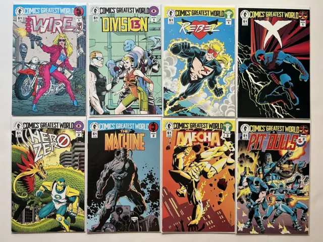 Dark Horse Comics Greatest World Complete Set Of 16 X Barb Wire Motorhead 37 Lot