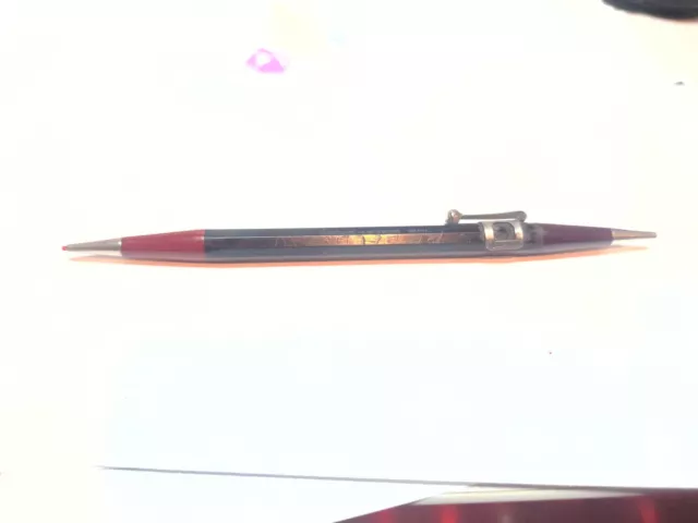 Vintage Autopoint Double Sided Black Red Mechanical Pencil