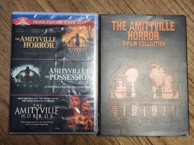 Triple Feature Amityville Horror Collection Dvd Amityville II The Possession Lot