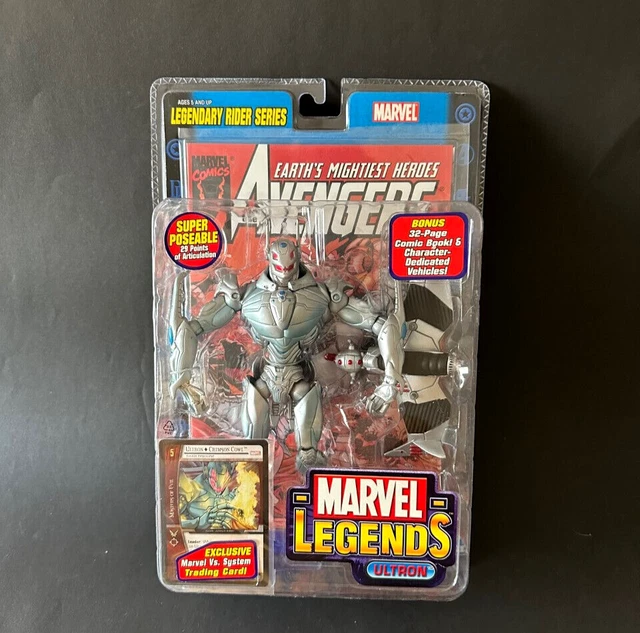 Marvel Legends Series, Figurine Ghost Rider avec Moto, Weiß