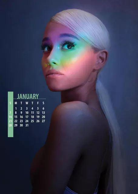 Ariana Grande 2024 Calendar A3 Wall Calendar 2