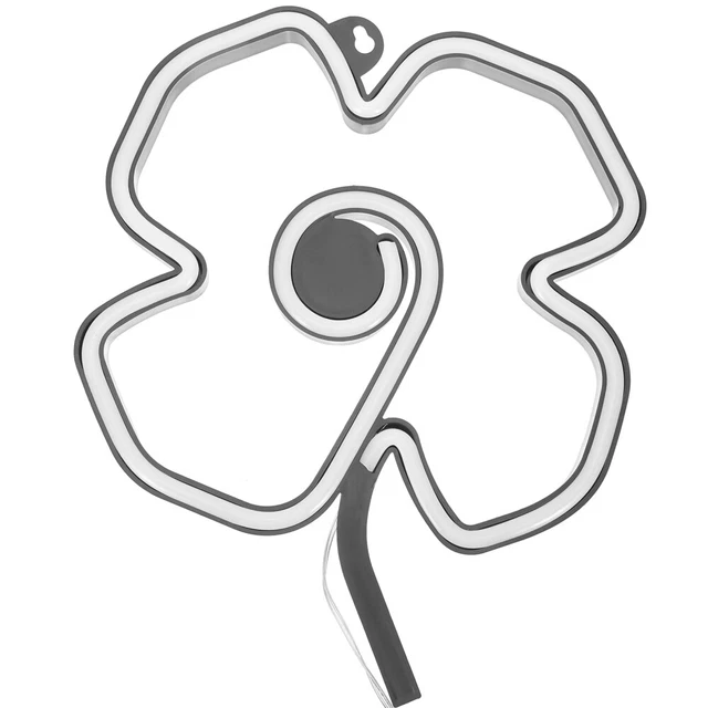 SET OF 3 Neon Wedding Signs Butterfly LED Wall Decor Rose Shape £54.28