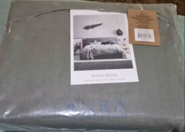 Aura Home Queen Quilt Cover Set - NEW