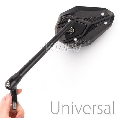 rétroviseurs ViperII noir universel adjustable pr Yamaha V-Max Bulldog Road Star 