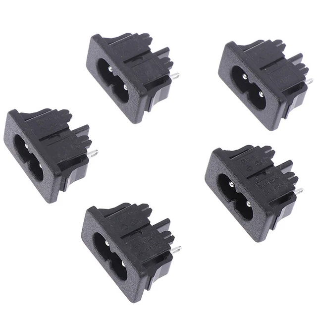 5Pcs New AC250V 5A 2Pin AC power socket Mount Female Socke.zy