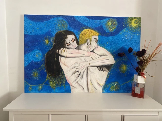 quadro moderno dipinto a mano