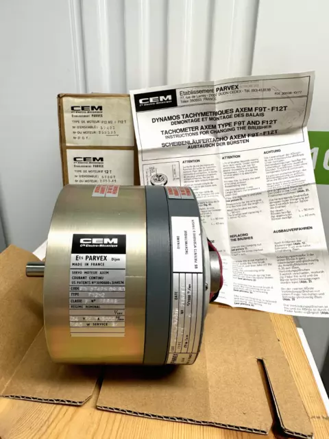 Axem - F12M2 57425 Axem DC Disc Armature Servo Motor  (3 months warranty)