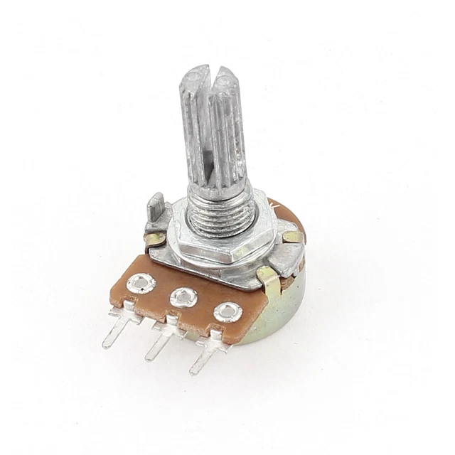 B10K 10K OHM 3 Terminals Single Linear Rotary Taper Potentiometer £3.61 ...