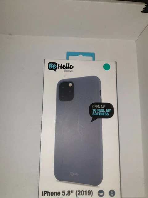 iPhone 11 Pro GENUINE BEHELLO LIQUID Silicone Case LAVENDER GREY