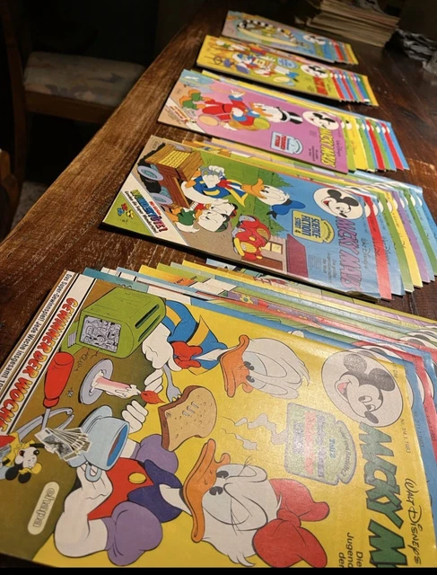 Micky Maus Comic Hefte 1983 Nr. 1 - 52 mit 36 (!) Beilagen, Nur 50/51 fehlt