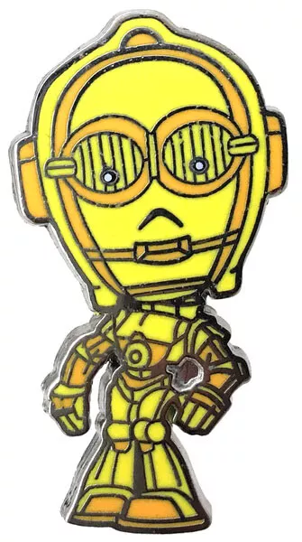 2015 Disney Cute Star Wars Mystery C-3PO Pin Rare