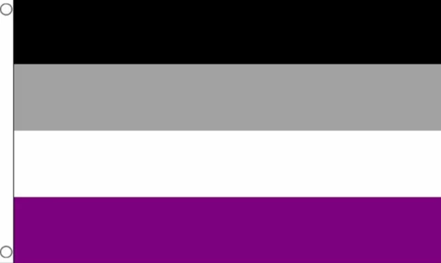 ASEXUAL FLAG 3x2 feet polyester 90cm x 60cm flags LGBT GAY PRIDE