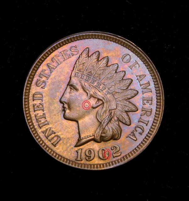 1902 Indian Head Cent  UNC+++