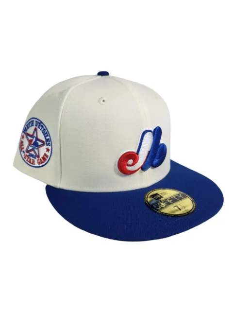 New Era Montreal Expos 1982 All-Star Game Patch 59fifty Fitted Size 7 1/2 New
