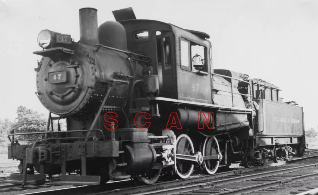 3B102 Rp 1945 Delaware & Hudson Railroad 060 Camelback Loco #47 Albany Ny