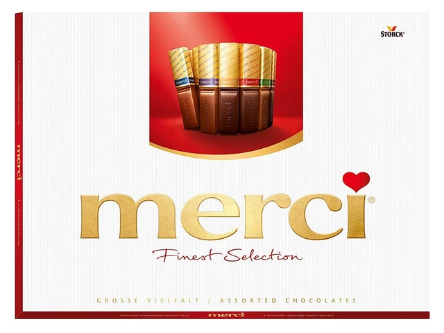 Cioccolato ripieno cioccolatini Merci Finest Selection 675g NUOVO MHD 01/02/2024