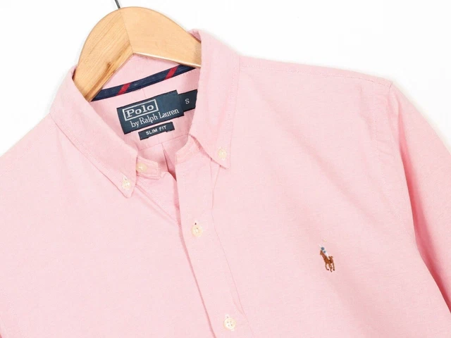 POLO by RALPH LAUREN Camicia Oxford slim fit Uomo Taglia S Manica lunga...