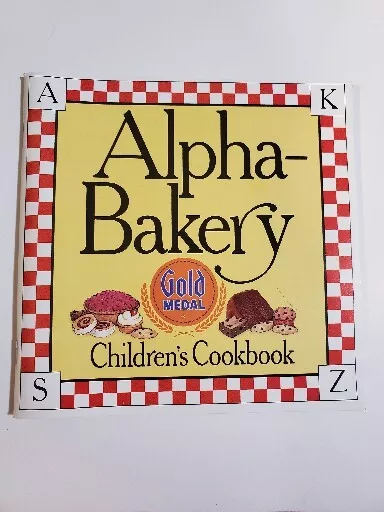 Vintage Alpha-Bakery Children’s Cookbook Gold Medal Flour ABC Recipes