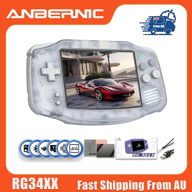 RG34XX Retro Handheld Game Console 3.4\" IPS Screen Linux 64-Bit Video...