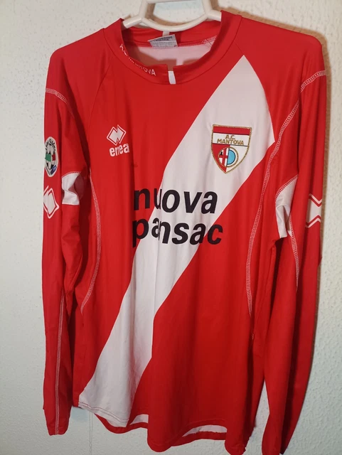 AC MANTOVA MATCH Worn Italia Calcio Maglia Football Shirt Xl EUR 90,00
