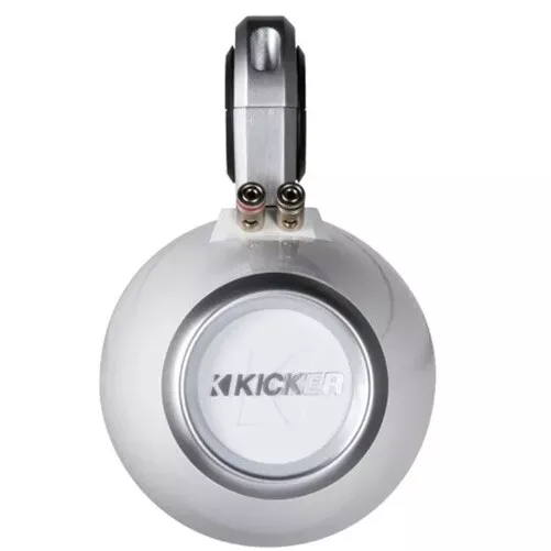 Kicker 12KMTESW 6.5" KM Series Empty Marine Tower-Speaker Enclosure Pair - White 2