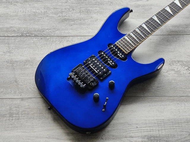 Grover Jackson] Soloist See Through Blue Electric Guitar