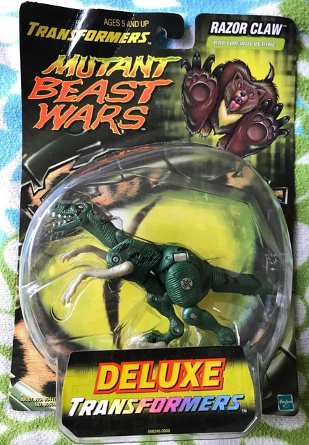 TRANSFORMERS BEAST WARS MUTANT RAZOR CLAW Deluxe Class 2000 New Sealed ...