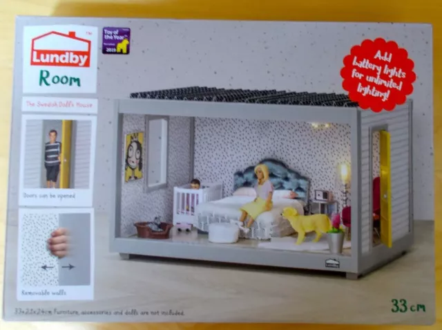 Lundby Dollhouse Room #60.1023 33 Cm Size Mint 1:18 Scale