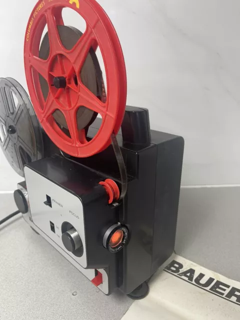 CINE FILM PROJECTOR BAUER T2 SUPER 8 STD 8 FULLY SERVICED Ready to use movie 2