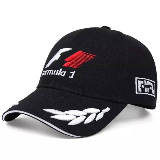 New Formula One F1 Unisex Black Baseball Hat Cap One Size Fits All Adjustable