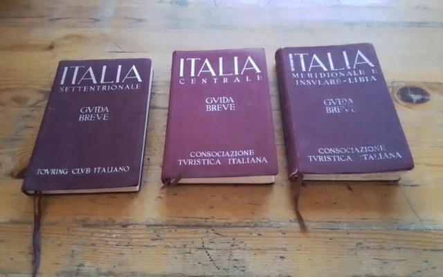 Guida breve d'Italia, Nord 1937, Centro 1939, Sud, Isole, Libia 1940, RC21gn26 Guida breve d'Italia, Nord 1937, Centro 1939, Sud, Isole, Libia 1940, RC21gn26