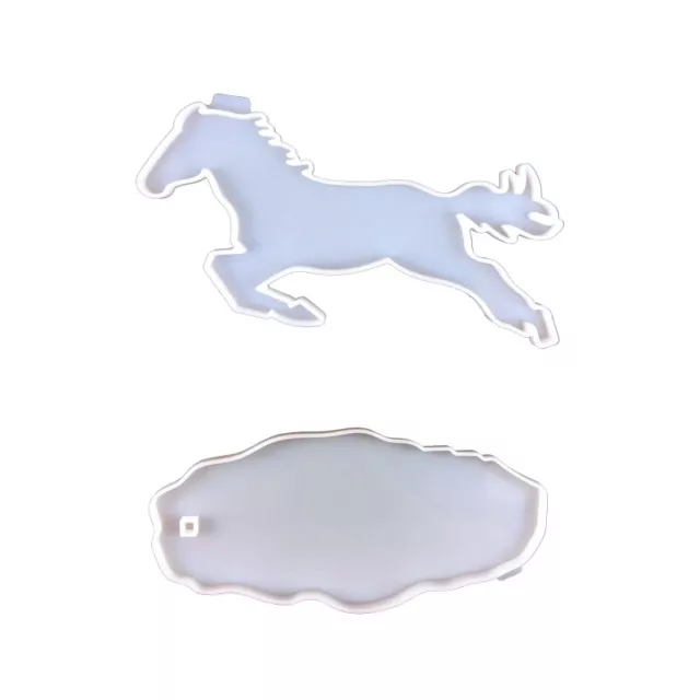 Epoxy Silicone Horse Mold Table Soft Ceramic Plaster Ornament Diy Craft Decor