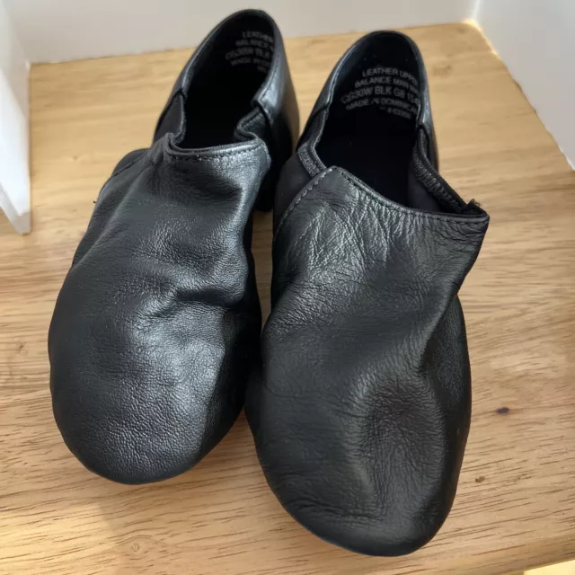 Capezio Stretch Jazz Shoe CG15 Black New In Box Sz 4M