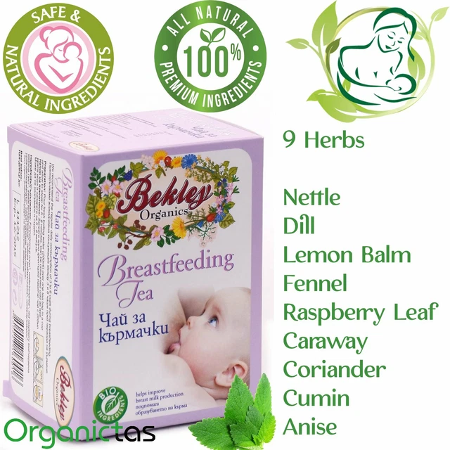 NURSING TEA FOR Breastfeeding Mothers with 9 carefully selected Herbs