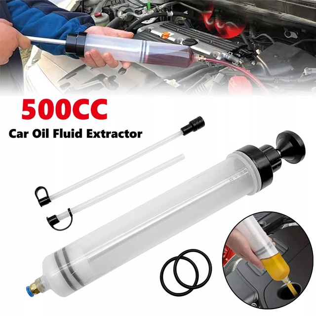 500cc Car Oil Fluid Extractor Fluid Syringe Pump Manual Suction