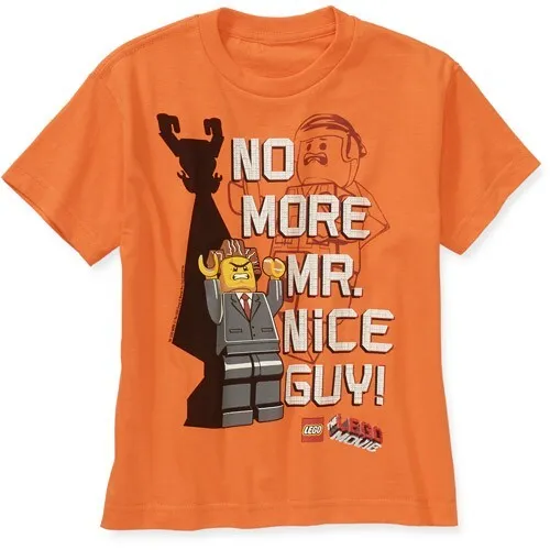 The LEGO Movie - No More Mr. Nice Guy - Boys Graphic T-Shirt - Sizes XS & Small